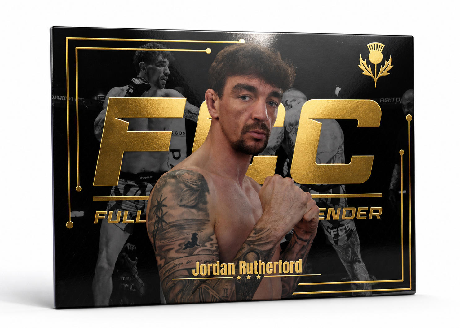 Jordan Rutherford FCC Gold Edition Trading Card