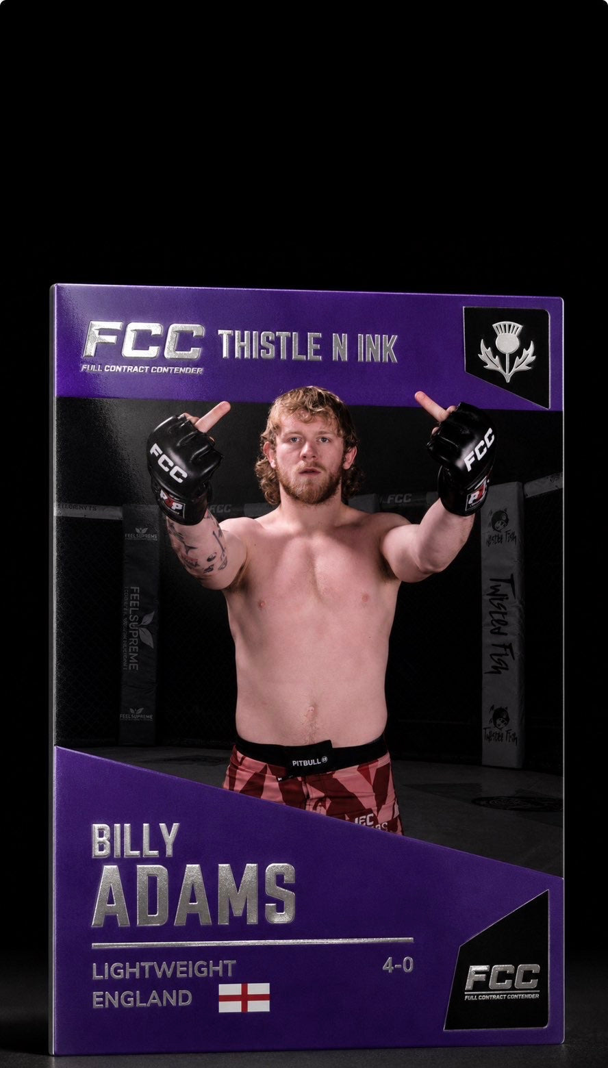 BILLY ADAMS TNI FCC ONLINE EXCLUSIVE BASE CARD - PRE-ORDER