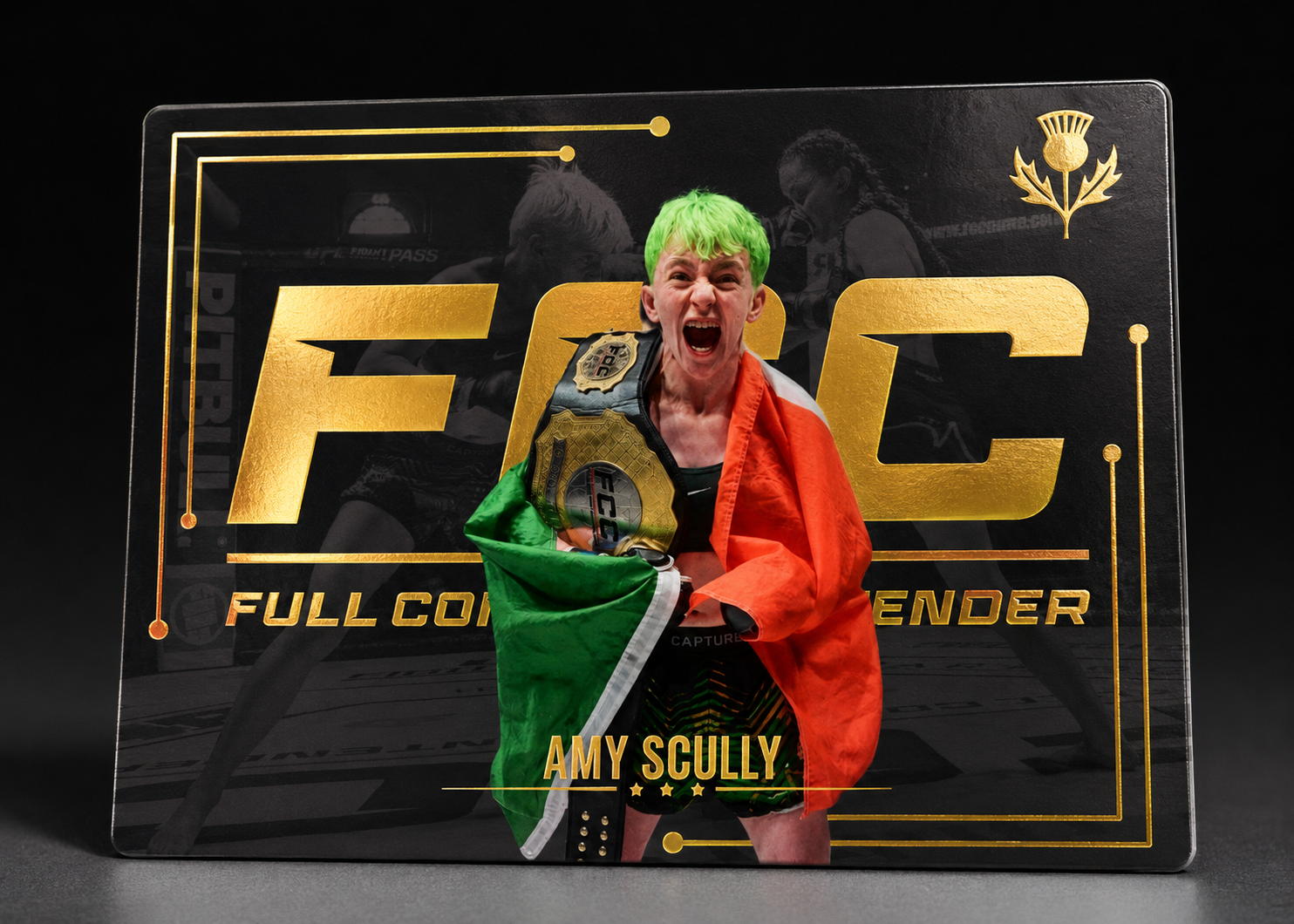 Amy Scully FCC Gold Edition Trading Card