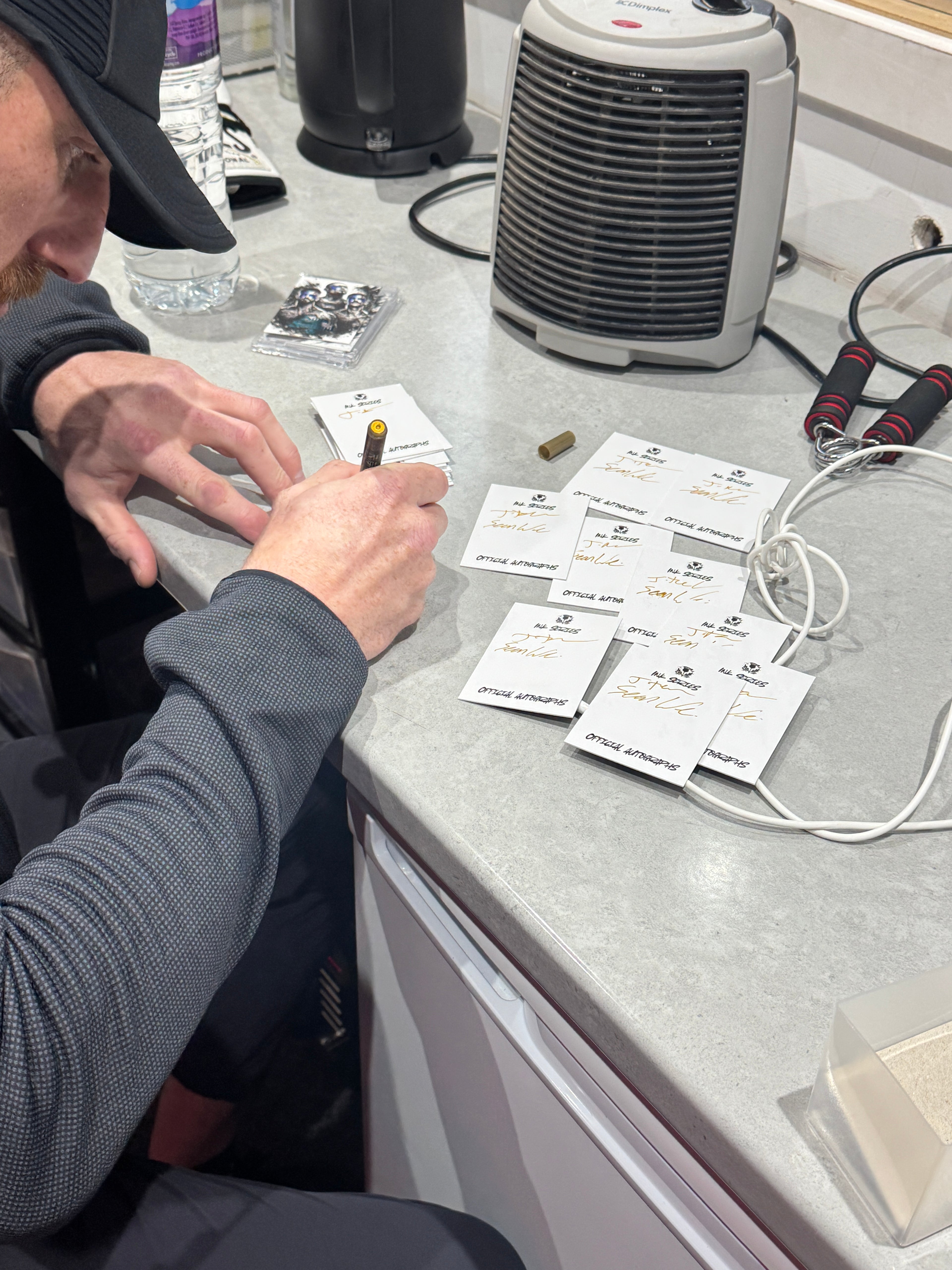 Sons of Scotland “inked” triple autograph (Free gift)