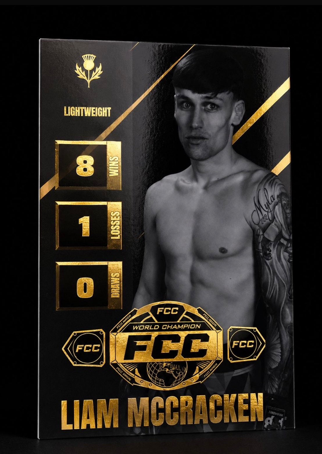 LIAM MCCRACKEN FCC “AND NEW” COLLECTIBLE CARD