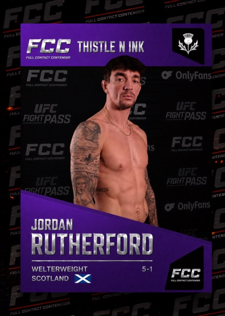 JORDAN RUTHERFORD – TNI x FCC ONLINE EXCLUSIVE BASE CARD - PRE-ORDER